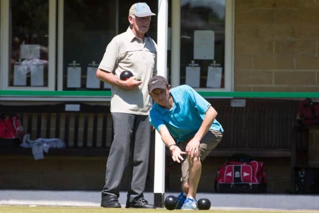 Lawn bowls is suitable for people of all ages.