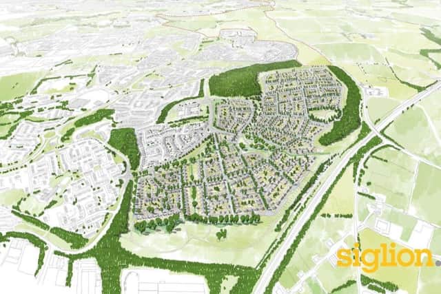 3D aerial impression of Siglion's plans for Chapelgarth, near Doxford Park, which are among the proposed projects in the city,
