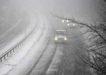Motorists are advised to take extra care after heavy snowfall overnight.