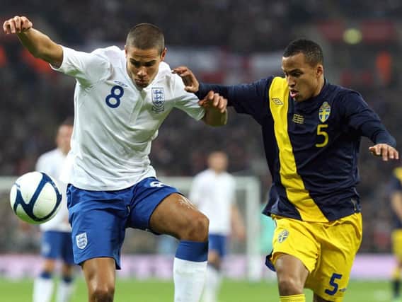 Jack Rodwell in England action against Sweden