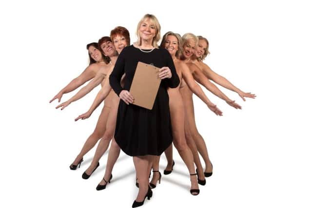 The cast for the new tour of Calendar Girls