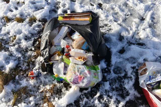 Rubbish dumped on Pennywell's former housing plot off Pickering Road
