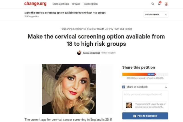 The petition backing Amber's Law has been signed by more than 350,800 people.