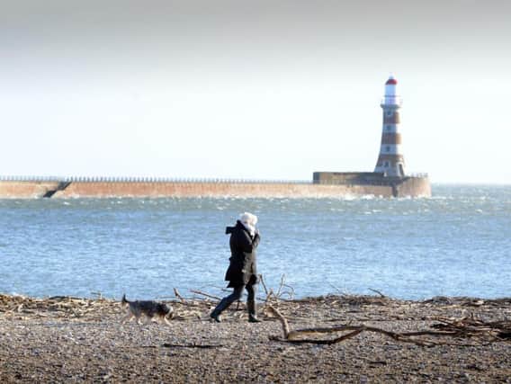 The report raised concern about an object seen in the sea off Roker Pier.