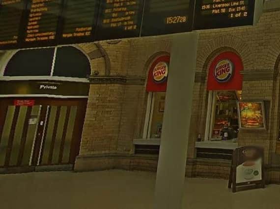 Burger King in York Station. Pic c/o Google Streetview