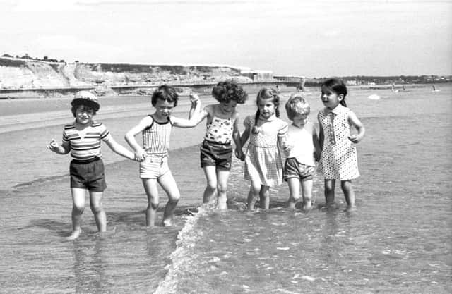 Fun at Seaburn beach in 1976.