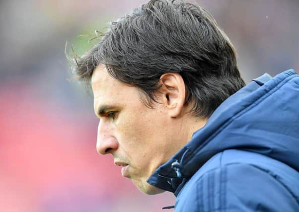 Sunderland manager Chris Coleman suffers during Saturday's defeat to Ipswich. Picture by Frank Reid
