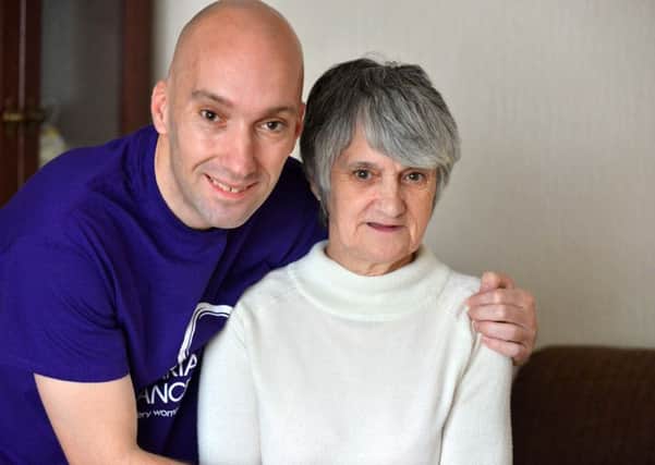 Best of Wearside fundraiser charity runner, Scott Baker with mother Val