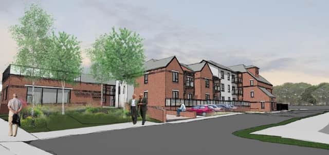 An artist's impression of how the new Whitburn Towers development will look.