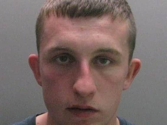 David Ambler, 20, is wanted in connection with two burglaries in Durham and criminal damage in Seaham.
