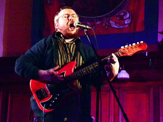 Richard Dawson performing at Redhills, the headquarters of the Durham Miners' Association. Pic: Gary Welford
