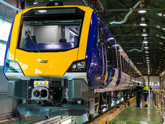 Northern Rail which provides rail services for Sunderland and Hartlepool, has unveiled its first state-of-the-art train which is due to become part of the network.