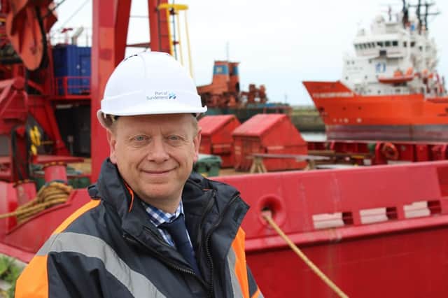 Port director at Port of Sunderland Matthew Hunt