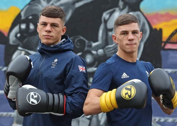 Boxing twins Pat (left) and Luke McCormack have been called up for Aprils Commonwealth Games in Australia.