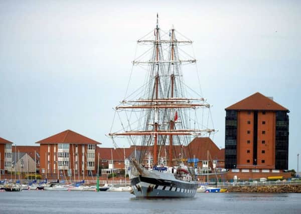 Two masted brig the Stavros S Niarchos visited the Port of Sunderland in 2015 as plans for the Tall Ships Races in the city were announced.