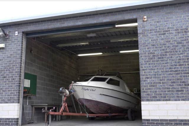 The boat is being stored in a garage at Seaham Police Station while it is being revamped.