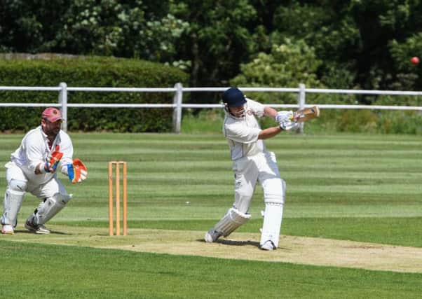 Seaham Park batsman Neil Young hits out away to Dawdon last summer