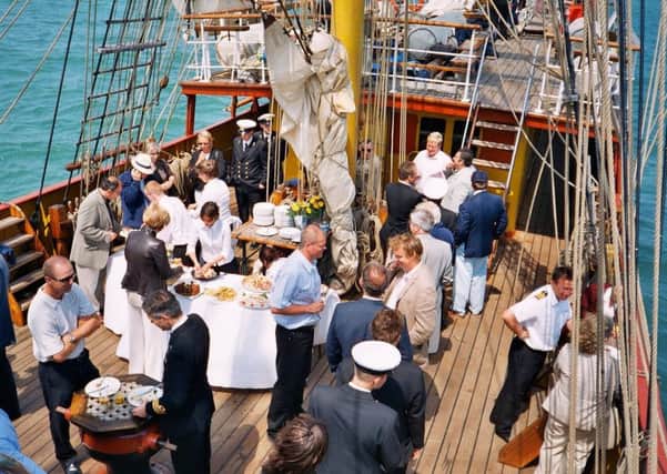 Deck parties are one  of the corporate hospitality offers at Tall Ships Sunderland 2018.
