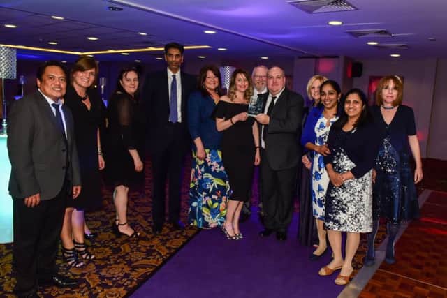 Sunderland & South Tyneside Health Awards 2017 at the Quality Hotel, Boldon. Team of the Year winners Renal Satellite Unit