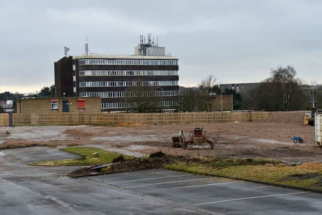 The cleared site of the former Peterlee College. Picture by FRANK REID