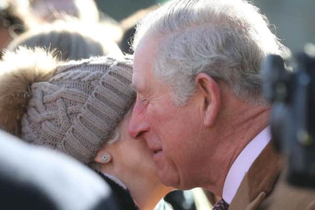 Prince Charles visiting Durham. Pic: PA.