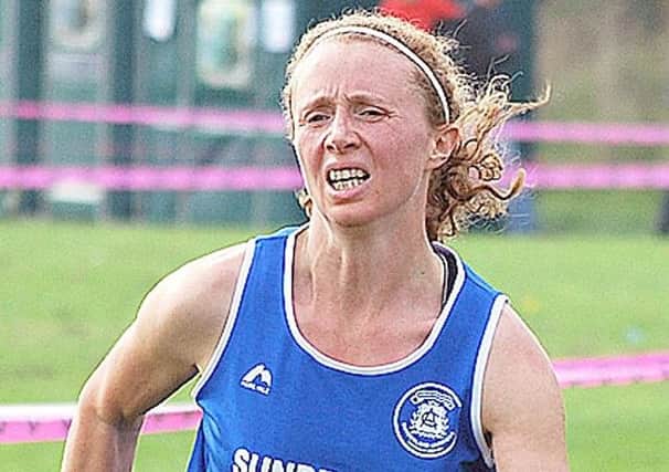 Nicola Woodward produced a storming run for Sunderland Harriers