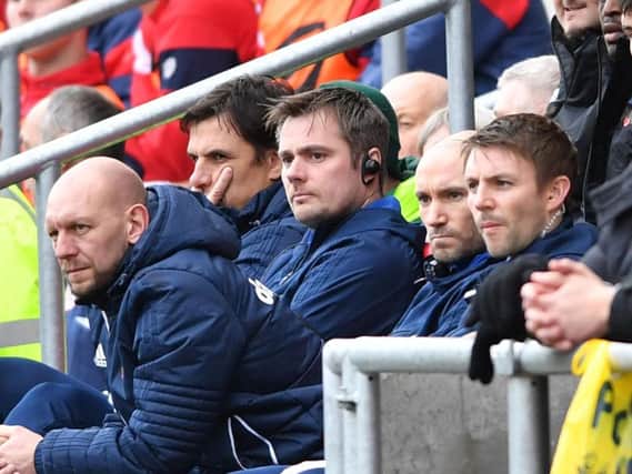 Chris Coleman and his backroom staff.