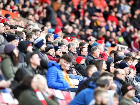 Sunderland fans, pictured at the game against Brentford on Saturday, have become disillusioned