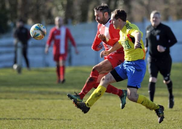 Hylton CW (red) take on Ryhope Foresters last weekend. Picture by Tim Richardson