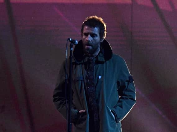 Liam Gallagher during the 2018 BRIT Awards show, held at the O2 Arena, London. Photo credit: Victoria Jones/PA Wire.