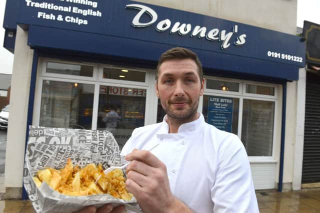 Downey's Fish and Chip at Pallion is to be officially awarded a five-star rating soon. Owner Gareth Downey