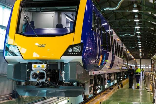 Northern Rail has unveiled its first state-of-the-art train which will not be used on services for Sunderland.