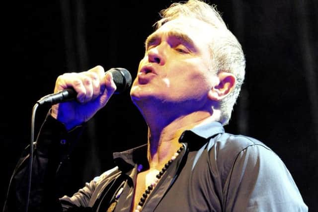Morrissey performing at the Metro Radio Arena in Newcastle in his first North East date in 10 years Pic: Carl Chambers.