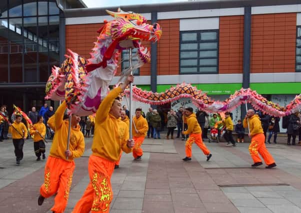 Chinese New Year celebrations in starting in Sunderland's Market Square before heading into The Bridges, on Sunday.