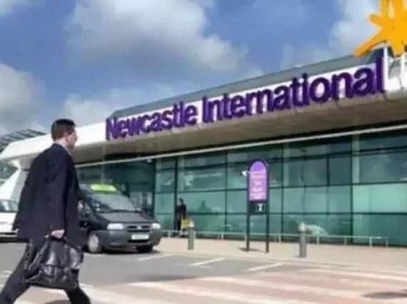 Newcastle International Airport.