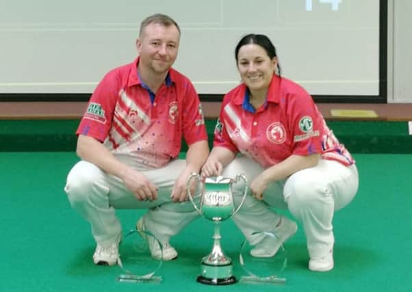 Paul and Lauren Mosley secured the national mixed pairs title for the North East last weekend.