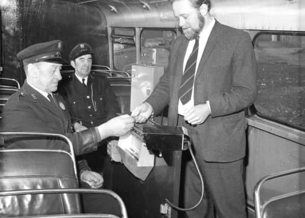 Bill Chambers recalled the days of the bus conductor.