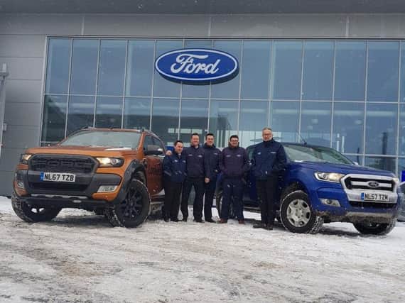 Staff at the dealership are pitching in to help emergency services staff. Picture by Lookers Ford Sunderland.