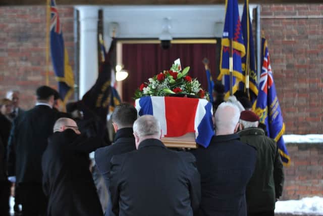 Funeral service of Second World War veteran Jack Watson.