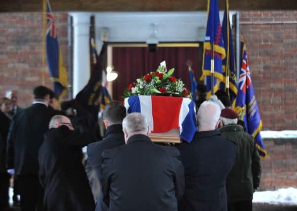 Funeral service of Second World War veteran Jack Watson.