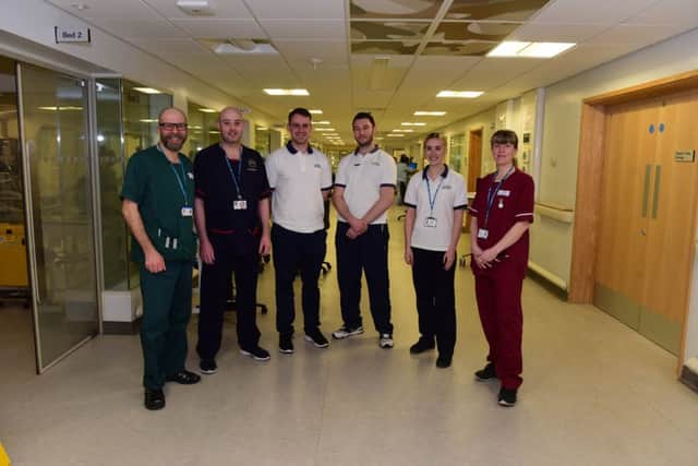 Staff who stayed over or got into Sunderland Royal using 4x4s have included Dr Mark Carpenter, ICU consultant, senior physiotherapists Chris Smith, David Corbally and Paul Northorpe, Helen Ritchie rotational therapist, and Claire Subeson, critical care outreach nurse.