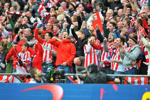 Sunderland fans go wild after going 1-0 up