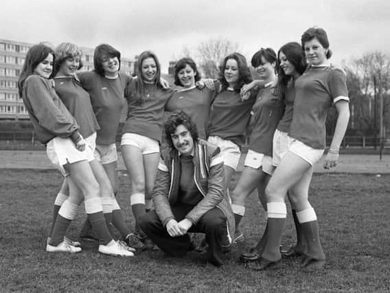 Legs United at Thompson Park in 1977.
