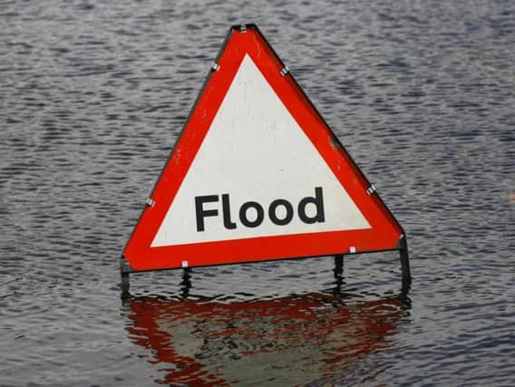 Motorists warned of flooding.