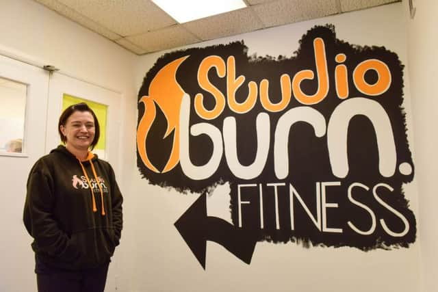 Fitness Instructor Carla Thrilwall who will be running a fitness class along side former X Factor star Chico at Studio Burn Fitness.