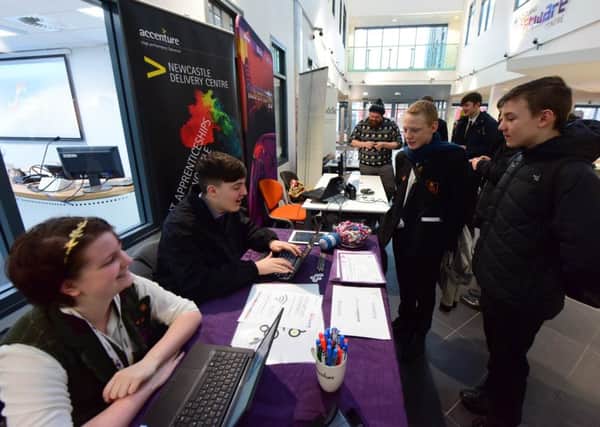 Students had the chance to see what career opportunities are available in the digital age at Sunderland Software City.