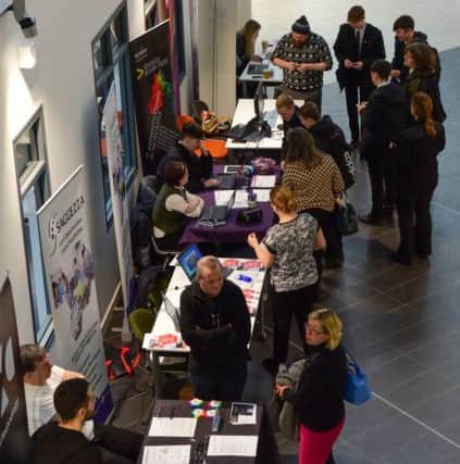 Students had the chance to see what career opportunities are available in the digital age at Sunderland Software City.