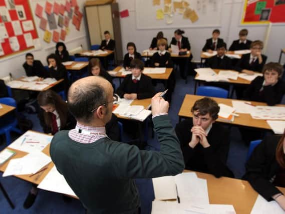 The majority of secondary schools in England have seen a rise in class sizes over the past two years.