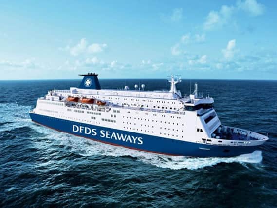 The alarm was raised after luggage was found on board a DFDS service when it arrived in North Shields.