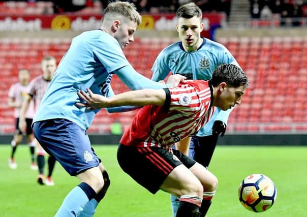 Lynden Gooch played a starring role during the midweek derby defeat at the hands of Newcastle United.